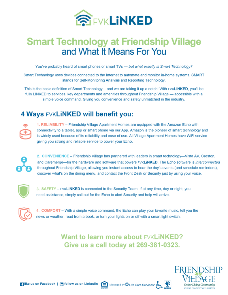 Smart Tech at Friendship Village