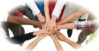 hands in circle