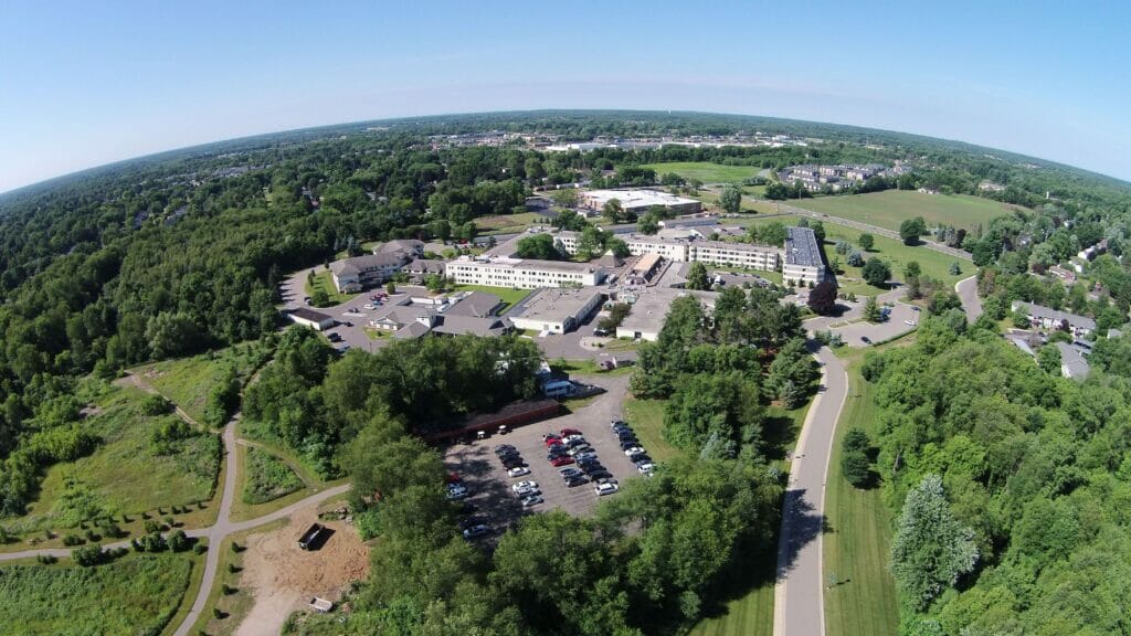 DJI00096 arial view of the community